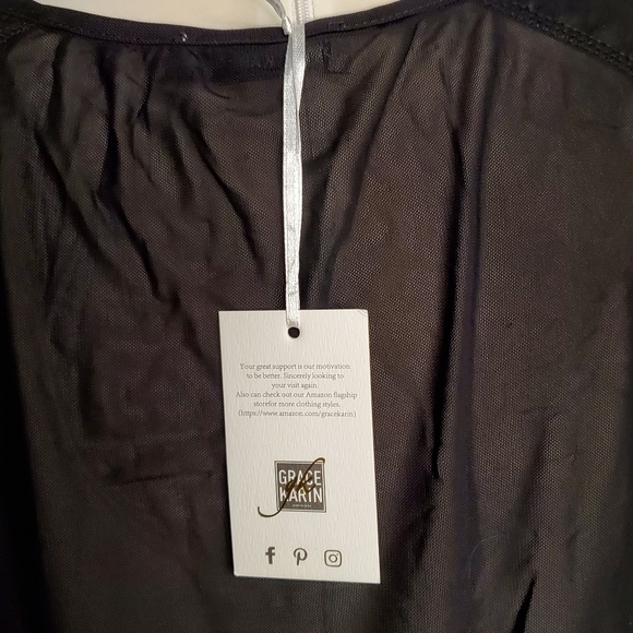 Grace Karin Long Sleeve Sheer Top - Picture 6 of 11